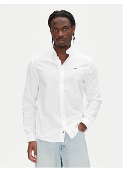 Tommy Jeans Koszula DM0DM20875 Écru Regular Fit ze sklepu MODIVO w kategorii Koszule męskie - zdjęcie 182636907
