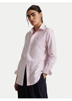 Polo Ralph Lauren Koszula 211941508006 Różowy Slim Fit ze sklepu MODIVO w kategorii Koszule damskie - zdjęcie 182636927