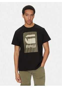 G-Star Raw T-Shirt Burger Box Rain D26478-C336 Czarny Regular Fit - id: 0000305382580 - marki G-Star Raw - 182636939 G-Star Raw T-Shirt Burger Box Rain D26478-C336 Czarny Regular Fit ze sklepu MODIVO w kategorii T-shirty męskie - zdjęcie 182636939