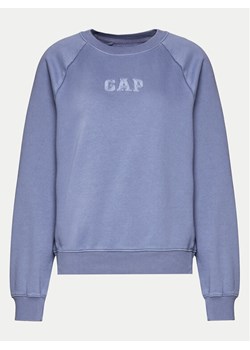 Gap Bluza 885578-00 Niebieski Regular Fit ze sklepu MODIVO w kategorii Bluzy damskie - zdjęcie 182637009