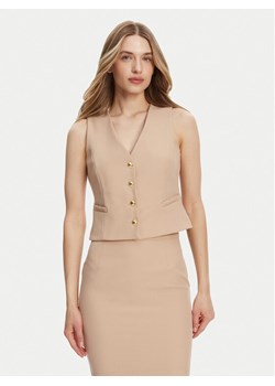 Maryley Kamizelka 25EB128/43PG Beżowy Regular Fit ze sklepu MODIVO w kategorii Kamizelki damskie - zdjęcie 182637028