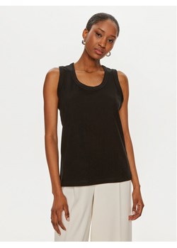 United Colors Of Benetton Top 34G7DH00W Czarny Regular Fit ze sklepu MODIVO w kategorii Bluzki damskie - zdjęcie 182637029
