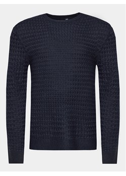Brave Soul Sweter MK-273BRIGHAMB Granatowy Regular Fit ze sklepu MODIVO w kategorii Swetry męskie - zdjęcie 182637038