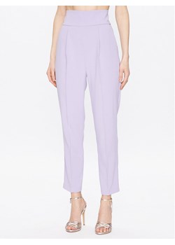Pinko Spodnie materiałowe Natalia 100052 7624 Fioletowy Regular Fit ze sklepu MODIVO w kategorii Spodnie damskie - zdjęcie 182637085