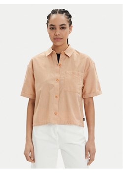 Vans Koszula Mcmillan Ss Top VN000F74 Brązowy Regular Fit ze sklepu MODIVO w kategorii Koszule damskie - zdjęcie 182637159
