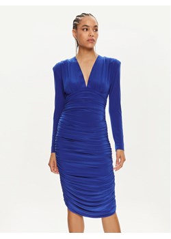 NORMA KAMALI Sukienka koktajlowa KK1243PLD21805 Niebieski Slim Fit ze sklepu MODIVO w kategorii Sukienki - zdjęcie 182637177