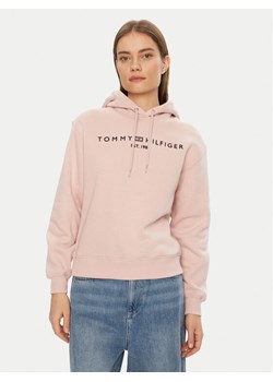 Tommy Hilfiger Bluza Modern WW0WW43598 Różowy Regular Fit ze sklepu MODIVO w kategorii Bluzy damskie - zdjęcie 182637236