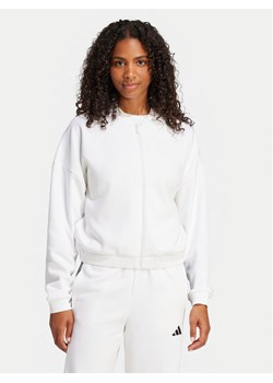adidas Bluza Essentials Contemporary Logo JD9966 Biały Loose Fit ze sklepu MODIVO w kategorii Bluzy damskie - zdjęcie 182637317