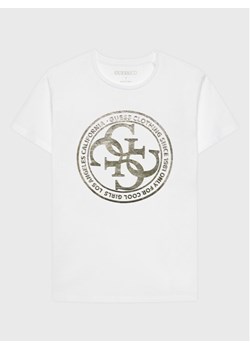 Guess T-Shirt J3GI02 K6YW3 Biały Regular Fit ze sklepu MODIVO w kategorii T-shirty chłopięce - zdjęcie 182637328