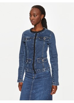 Liu Jo Kurtka jeansowa UF4094 D4448 Granatowy Regular Fit ze sklepu MODIVO w kategorii Kurtki damskie - zdjęcie 182637469