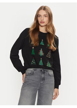 ONLY Bluza Yda Xmas 15270956 Czarny Regular Fit ze sklepu MODIVO w kategorii Bluzy damskie - zdjęcie 182637516