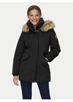 ONLY Parka New Priska 15300627 Czarny Regular Fit ze sklepu MODIVO w kategorii Parki damskie - zdjęcie 182637528