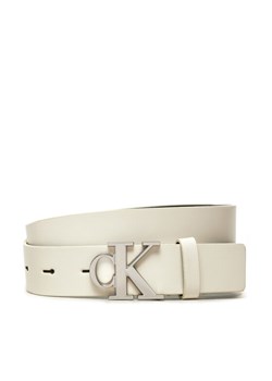 Calvin Klein Pasek Damski K60K612289 Biały ze sklepu MODIVO w kategorii Paski damskie - zdjęcie 182637538