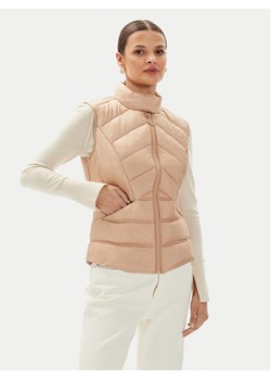 Guess Bezrękawnik W4YL08 WGAE2 Beżowy Regular Fit ze sklepu MODIVO w kategorii Kamizelki damskie - zdjęcie 182637606