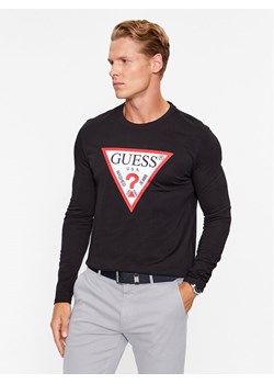 Guess Longsleeve M2YI31 I3Z14 Czarny Regular Fit ze sklepu MODIVO w kategorii T-shirty męskie - zdjęcie 182637646