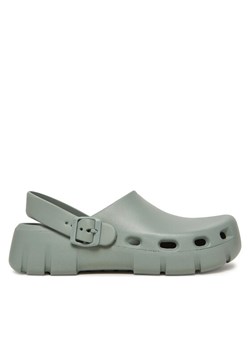 Birkenstock Klapki Birki Flow 1029536 Zielony ze sklepu MODIVO w kategorii Klapki męskie - zdjęcie 182637647