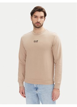 EA7 Emporio Armani Bluza 8NPM30 PJVRZ U6155 Beżowy Regular Fit ze sklepu MODIVO w kategorii Bluzy męskie - zdjęcie 182637656