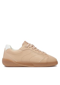 Hugo Sneakersy Riven 50523514 Beżowy ze sklepu MODIVO w kategorii Buty sportowe damskie - zdjęcie 182637907