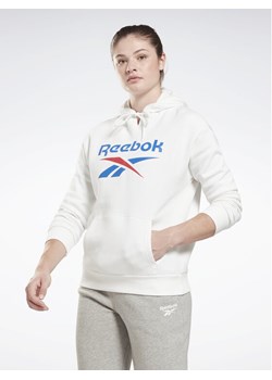 Reebok Bluza Identity Big Logo H54749 Biały Loose Fit ze sklepu MODIVO w kategorii Bluzy damskie - zdjęcie 182637966