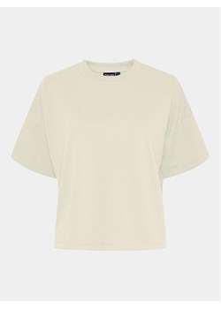 Pieces T-Shirt Chilli Summer 17118870 Écru Loose Fit ze sklepu MODIVO w kategorii Bluzki damskie - zdjęcie 182638099