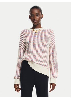 Desigual Sweter Whitehorse 24WWJF34 Écru Regular Fit ze sklepu MODIVO w kategorii Swetry damskie - zdjęcie 182638108