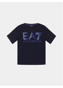 EA7 Emporio Armani T-Shirt 6RBT58 BJ02Z 1554 Granatowy Regular Fit ze sklepu MODIVO w kategorii T-shirty chłopięce - zdjęcie 182638136