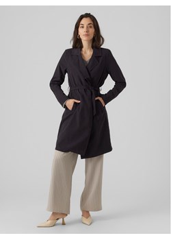 Vero Moda Trencz Billie Daisy 10281638 Czarny Regular Fit ze sklepu MODIVO w kategorii Płaszcze damskie - zdjęcie 182638408