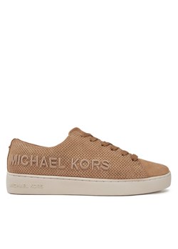 Michael Kors Sneakersy Keaton Lace up 43R5KEFS1S Brązowy ze sklepu MODIVO w kategorii Buty sportowe damskie - zdjęcie 182638538
