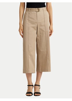LAUREN RALPH LAUREN Kuloty 200876606004 Beżowy Wide Leg - id: 0000304854170 - marki Ralph Lauren - 182638678 LAUREN RALPH LAUREN Kuloty 200876606004 Beżowy Wide Leg ze sklepu MODIVO w kategorii Spodnie damskie - zdjęcie 182638678