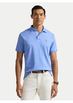 Polo Ralph Lauren Polo 710704319165 Błękitny Slim Fit ze sklepu MODIVO w kategorii T-shirty męskie - zdjęcie 182638829