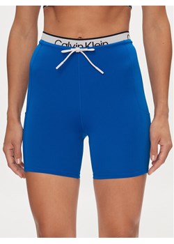 Calvin Klein Performance Kolarki 00GWS4L722 Niebieski Slim Fit ze sklepu MODIVO w kategorii Szorty - zdjęcie 182638835