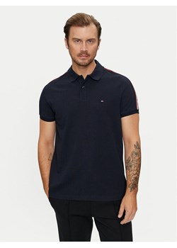 Tommy Hilfiger Polo Shadow MW0MW35616 Granatowy Regular Fit ze sklepu MODIVO w kategorii T-shirty męskie - zdjęcie 182638847