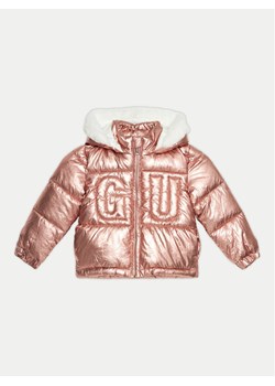 Guess Kurtka puchowa K4BL05 WEYO0 Różowy Regular Fit ze sklepu MODIVO w kategorii Kurtki dziewczęce - zdjęcie 182638966