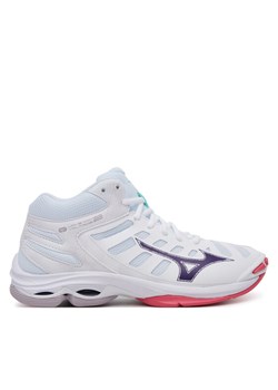 Mizuno Buty halowe Wave Voltage 2 Mid V1GC2465 Biały ze sklepu MODIVO w kategorii Buty sportowe damskie - zdjęcie 182638967