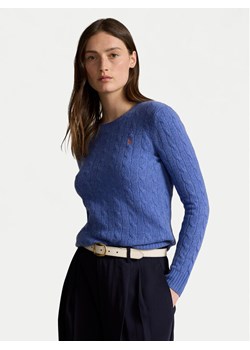 Polo Ralph Lauren Sweter 211910421023 Niebieski Regular Fit ze sklepu MODIVO w kategorii Swetry damskie - zdjęcie 182639088