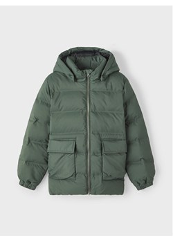 NAME IT Kurtka zimowa 13219023 Zielony Regular Fit ze sklepu MODIVO w kategorii Kurtki chłopięce - zdjęcie 182639126