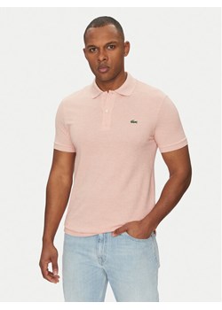 Lacoste Polo PH4012 Różowy Slim Fit ze sklepu MODIVO w kategorii T-shirty męskie - zdjęcie 182639199