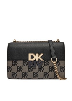 DKNY Torebka Echo Sm Chain Flap R423YE31 Czarny ze sklepu MODIVO w kategorii Listonoszki - zdjęcie 182639335