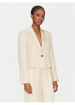 Marella Marynarka Salvia 2515041121 Beżowy Regular Fit ze sklepu MODIVO w kategorii Marynarki damskie - zdjęcie 182639427
