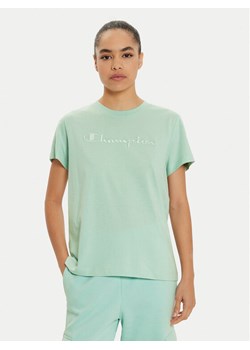 Champion T-Shirt 117650 Zielony Slim Fit ze sklepu MODIVO w kategorii Bluzki damskie - zdjęcie 182639437