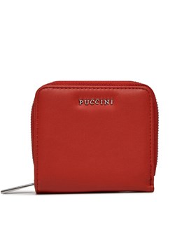 Puccini Duży Portfel Damski BLP836A Czerwony ze sklepu MODIVO w kategorii Portfele damskie - zdjęcie 182639447
