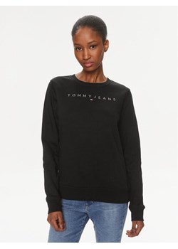 Tommy Jeans Bluza Tonal Linear DW0DW17793 Czarny Relaxed Fit ze sklepu MODIVO w kategorii Bluzy damskie - zdjęcie 182639468