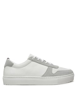 Tommy Hilfiger Sneakersy Premium Corporate Lth Mix FM0FM05244 Biały ze sklepu MODIVO w kategorii Buty sportowe męskie - zdjęcie 182639506
