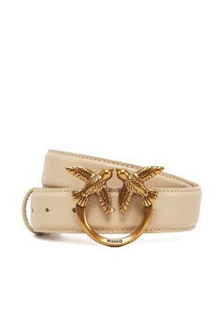 PINKO Pasek Damski LOVE BERRY H3 100125 A0F1 Beżowy ze sklepu MODIVO w kategorii Paski damskie - zdjęcie 182639549