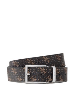 Guess Pasek Męski Vezzola Belt BM7541 LEA35 Brązowy ze sklepu MODIVO w kategorii Paski męskie - zdjęcie 182639555