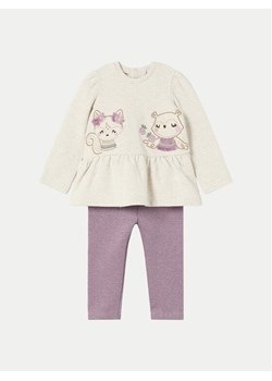 Mayoral Komplet bluza i legginsy 2708 Fioletowy Regular Fit ze sklepu MODIVO w kategorii Odzież dla niemowląt - zdjęcie 182639615