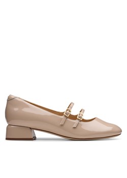 Clarks Półbuty 26181313 Beżowy ze sklepu MODIVO w kategorii Czółenka - zdjęcie 182639649