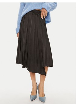 DKNY Spódnica plisowana P4ENTQBW Czarny Regular Fit ze sklepu MODIVO w kategorii Spódnice - zdjęcie 182639938