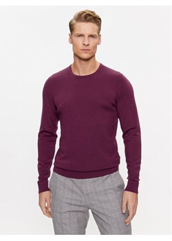 Calvin Klein Sweter Superior K10K109474 Fioletowy Regular Fit ze sklepu MODIVO w kategorii Swetry męskie - zdjęcie 182639956