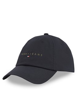 Tommy Jeans Czapka z daszkiem Tjm Linear Logo Cap AM0AM12958 Czarny ze sklepu MODIVO w kategorii Czapki z daszkiem męskie - zdjęcie 182640069